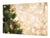 Riesig Schneidbrett aus Hartglas und schützende Arbeitsoberfläche; DD30 Weihnachtsserie: Gold am Weihnachtsbaum