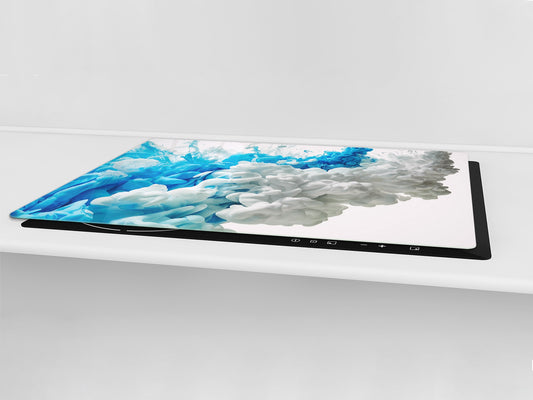 UNIQUE Tempered GLASS Kitchen Board – Abstract Series DD14 A stain of paint