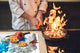 MOLTO GRANDE asse da cucina in VETRO temperato;  Serie astratta DD14: Una macchia di vernice