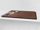 Cubre vitrocerámica para cerámicas de grandes dimensiones o tabla de cortar de cristal templado ; Serie de Vinos DD04: Vino Con Chocolate