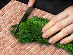 GIGANTIC CUTTING BOARD and Cooktop Cover - Glass Kitchen Board DD35 Textures and tiles 1 Series: Vintage red brick texture