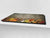 Schneidbrett aus Hartglas und schützende Arbeitsoberfläche – Schneideplatten: Sehr groß Küchenbrett aus Hartglas und Kochplattenabdeckung; spice series DD03B: Spices 9