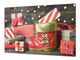 GIGANTE tagliere – Proteggi-piano di lavoro e spianatoia; DD30 Serie di Natale: La scarpa di Babbo Natale con regali
