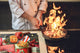 GÉANT Planche à découper et protège-plain de travail; Une série d'épices DD30 Série de Noël Chaussure du Père Noël avec des cadeaux