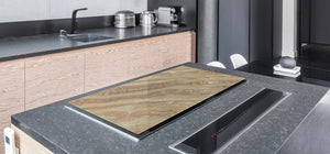 Gigantic Worktop saver and Pastry Board - Tempered GLASS Cutting Board DD21 Marbles 1 Series: Golden mineral
