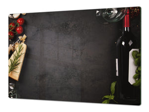 BIG KITCHEN PROTECTION BOARD or Induction Cooktop Cover - Wine Series DD04 French wine 2
