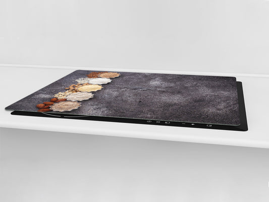 HUGE TEMPERED GLASS CHOPPING BOARD – Bread and flour series DD09 Types of flour