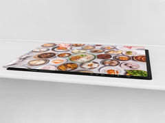 Ensembles de planches à découper TRES GRAND; Série Alimentaire DD16: Fête indienne