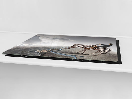 Induction Cooktop Cover – Glass Worktop saver: Fantasy and fairy-tale series DD18 Stop over the precipice 2