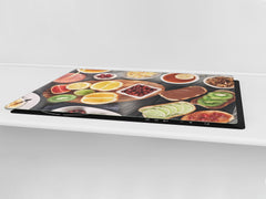 Ensembles de planches à découper TRES GRAND; Série Alimentaire DD16: Petit déjeuner aux fruit