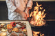 GIGANTE tagliere in VETRO temperato – Asse da cucina; Una serie di torte e dolci DD13: Biscotti dell'albero di Natale