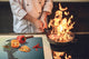 Küchenbrett aus Hartglas und Kochplattenabdeckung: Groß Mehrfunktional Hartglas Gehärtetes - Abdeckplatte für Induktionskochfeld; Fantasy and fairy-tale series DD18: Last autumn sun