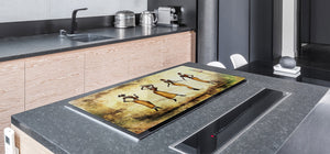 HUGE TEMPERED GLASS COOKTOP COVER - Egyptian Series DD15 Egyptian women