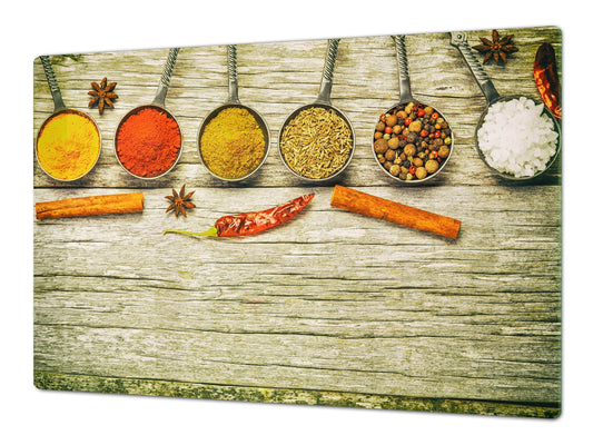 Cutting Board and Worktop Saver – SPLASHBACKS: A spice series DD03B Indian spices 6