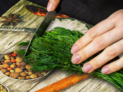 Schneidbrett aus Hartglas und schützende Arbeitsoberfläche – Schneideplatten: Sehr groß Küchenbrett aus Hartglas und Kochplattenabdeckung; spice series DD03B: Indian spices 6