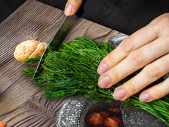 Ensembles de planches à découper TRES GRAND; Série Alimentaire DD16: Noix dans un mortier 2