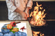 Enorm Küchenbrett aus Hartglas und Induktionskochplattenabdeckung; Fruit and Vegetables series DD02:  Bilberry