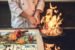 Worktop saver and Pastry Board – Cooktop saver; Series: Outside Series DD19 Rural work 2