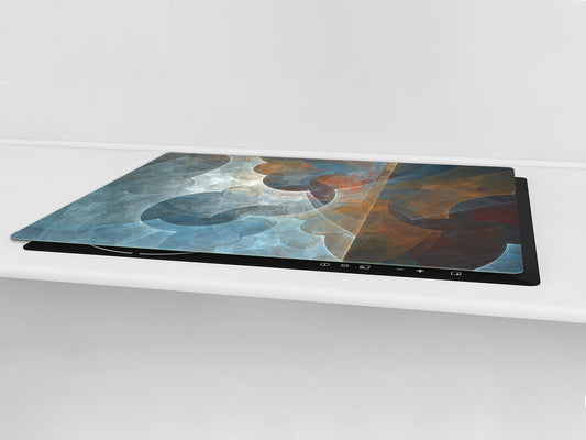 UNIQUE Tempered GLASS Kitchen Board – Abstract Series DD14 Abstraction 1