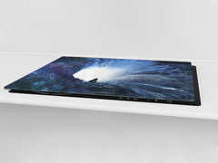 Induction Cooktop Cover – Glass Worktop saver: Fantasy and fairy-tale series DD18 Sea of thoughts