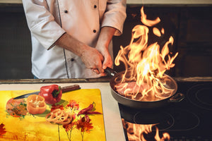 TRES GRAND - Couvre-cuisinière à induction; Série d'images DD05A: Soirée dans la clairière 2