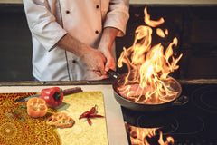 Cubre vitro de cristal templado de Gran Tamaño. Serie marroquí. DD21 Rosa marroquí 1