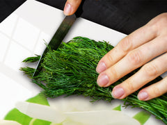 Induction Cooktop Cover – Glass Cutting Board- Flower series DD06B White flowers 1