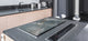 Gigantic Worktop saver and Pastry Board - Tempered GLASS Cutting Board DD21 Marbles 1 Series: Grey grunge stone