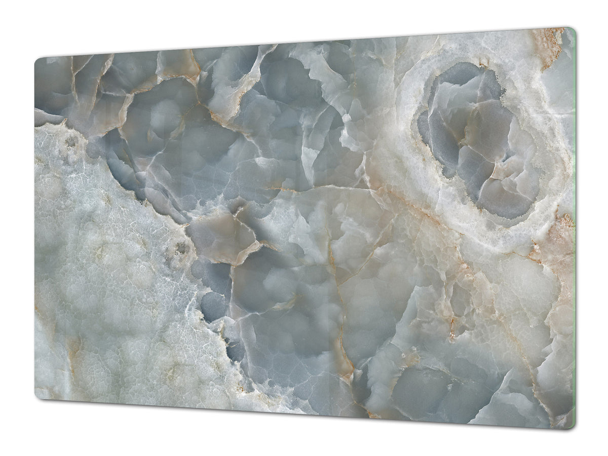 Gigantic Worktop saver and Pastry Board - Tempered GLASS Cutting Board DD21 Marbles 1 Series: Italian grunge stone