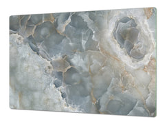 Gigantic Worktop saver and Pastry Board - Tempered GLASS Cutting Board DD21 Marbles 1 Series: Italian grunge stone