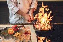 UNIQUE Tempered GLASS Kitchen Board – Impact & Scratch Resistant Cooktop cover DD32 Marbles 2 Series: 3D marble wall