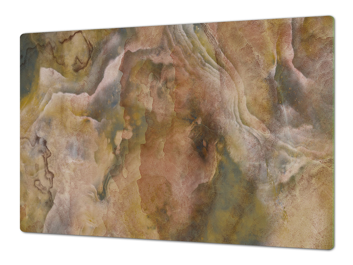 Gigantic Worktop saver and Pastry Board - Tempered GLASS Cutting Board DD21 Marbles 1 Series: Italian granite