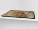 Gigantic Worktop saver and Pastry Board - Tempered GLASS Cutting Board DD21 Marbles 1 Series: Italian granite