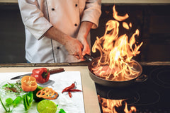 LARGE CUTTING BOARD and Cooktop Cover – Worktop saver;  Drinks  Series  DD11 Water with lime