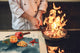 Plaque de cuisson à induction - Couvre-cuisinière en verre: GÉANT Couvre-cuisinière à induction; Série Fantastique et conte de fées DD18: Oiseaux au départ