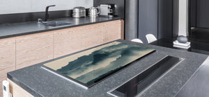 Induction Cooktop Cover – Glass Worktop saver: Fantasy and fairy-tale series DD18 Departing birds