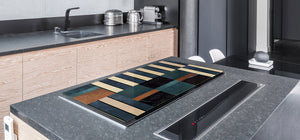 ENORMOUS  Tempered GLASS Chopping Board - Induction Cooktop Cover DD36 Textures and tiles 2 Series: Abstract wallpaper