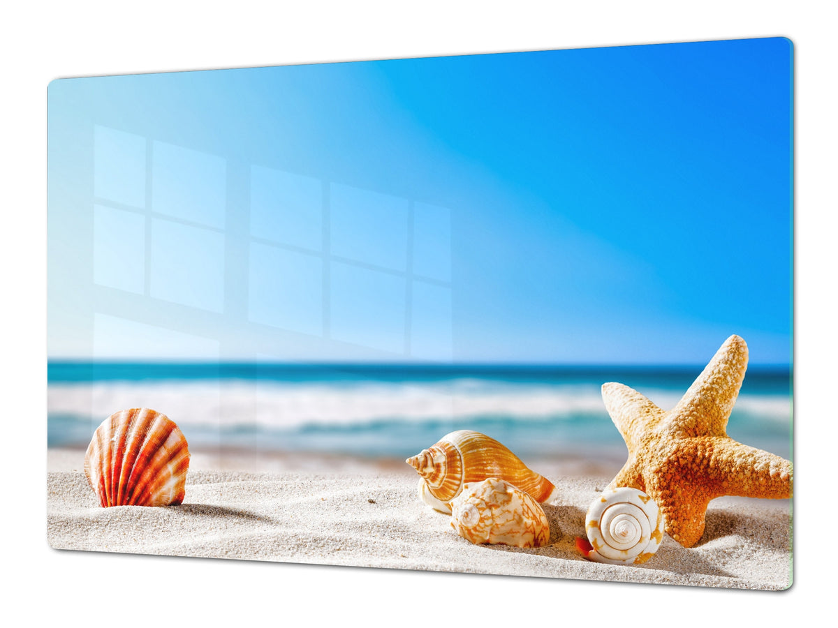 Very Big Cooktop saver - Nature series DD08 Shells on the beach 2