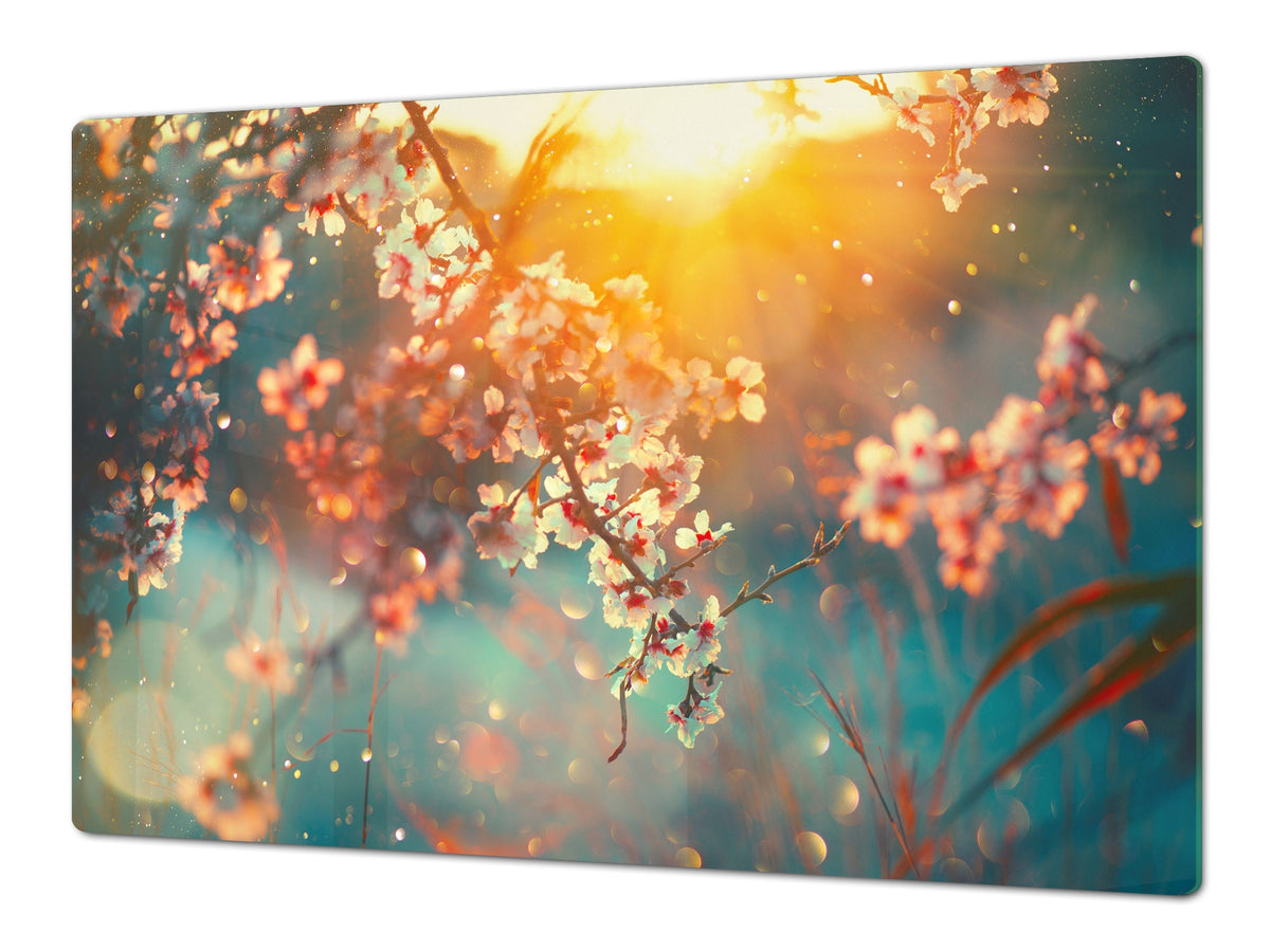 Very Big Cooktop saver - Nature series DD08 Blooming orchard