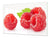 ÉNORME Planche à découper; Série de fruits et légumes DD02: Framboises