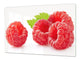 UNIQUE Tempered GLASS Kitchen Board Fruit and Vegetables series DD02 Raspberries