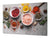Schneidbrett aus Hartglas und schützende Arbeitsoberfläche – Schneideplatten: Sehr groß Küchenbrett aus Hartglas und Kochplattenabdeckung; spice series DD03B: Asian spices 1