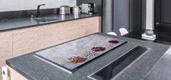 UNIQUE Tempered GLASS Kitchen Board Fruit and Vegetables series DD02 Beans 1