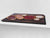 Enorm Küchenbrett aus Hartglas und Induktionskochplattenabdeckung; Fruit and Vegetables series DD02: Beans 2