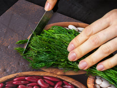 UNIQUE Tempered GLASS Kitchen Board Fruit and Vegetables series DD02 Beans 2