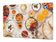 Enorm Küchenbrett aus Hartglas und Induktionskochplattenabdeckung; Food series DD16: Breakfast 2