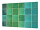 GIGANTIC CUTTING BOARD and Cooktop Cover - Glass Kitchen Board DD35 Textures and tiles 1 Series: Green vintage ceramic tiles 3