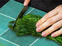 GIGANTIC CUTTING BOARD and Cooktop Cover - Glass Kitchen Board DD35 Textures and tiles 1 Series: Green vintage ceramic tiles 3