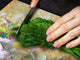 TRES GRAND - Couvre-cuisinière à induction; Série d'images DD05A: Abstraction sur toile