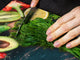 Enorm Küchenbrett aus Hartglas und Induktionskochplattenabdeckung; Fruit and Vegetables series DD02: Fruit and vegetables 2
